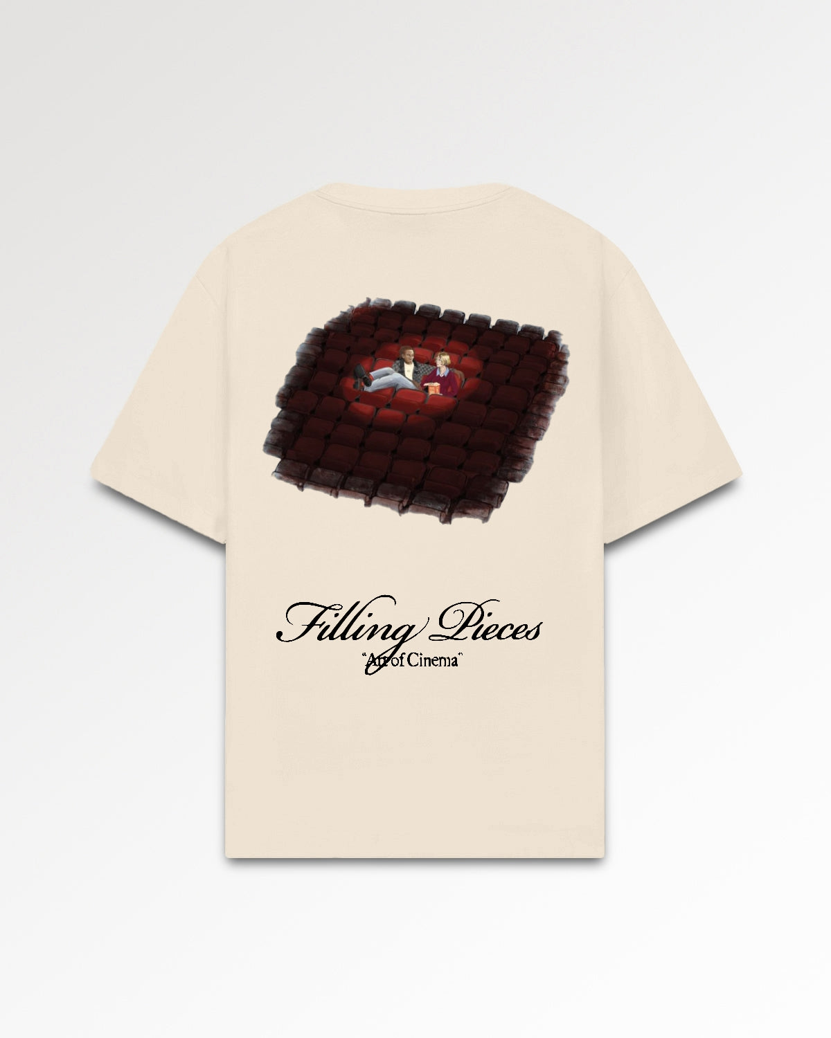 FILLING PIECES T-SHIRT CINEMA Antique White