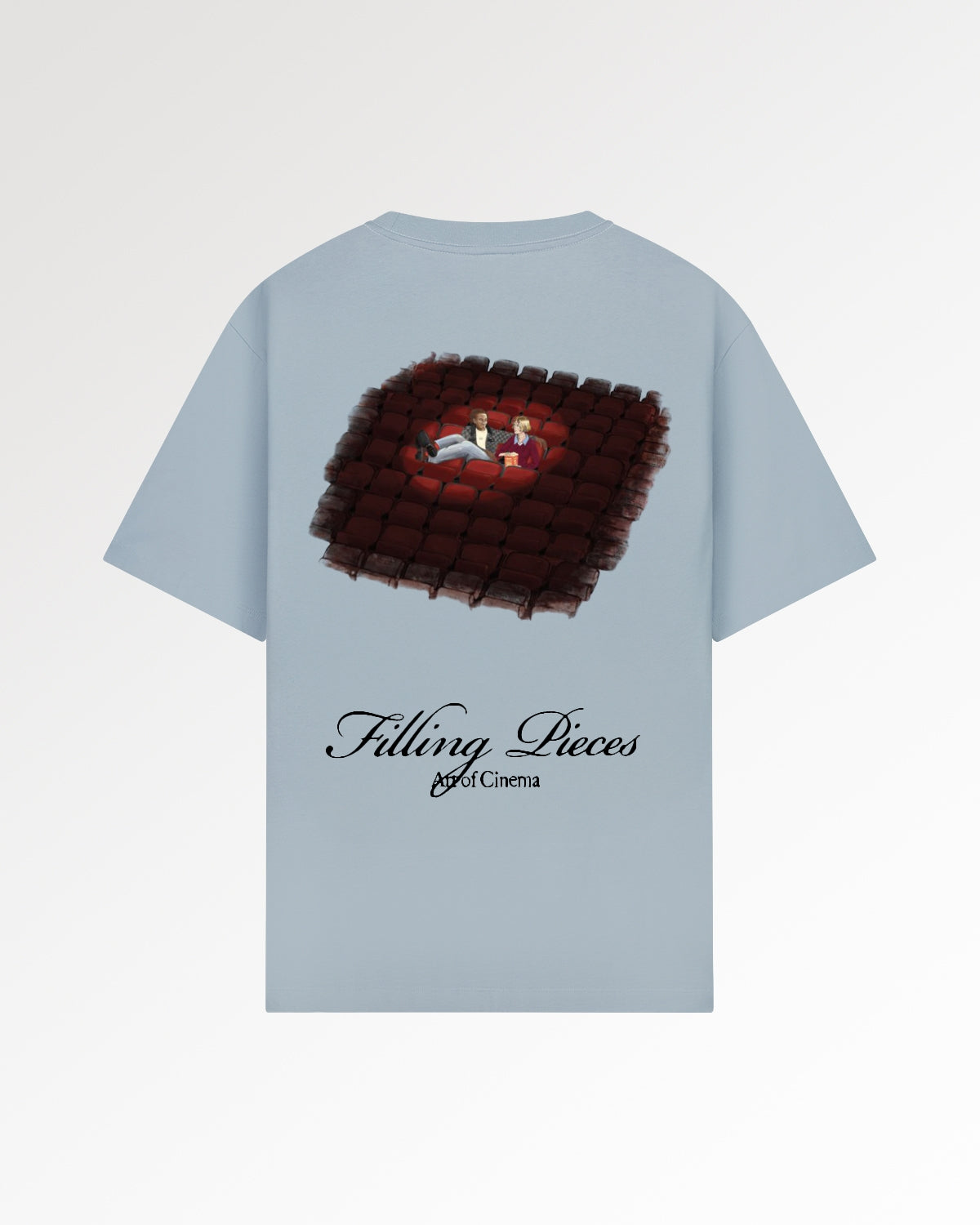 FILLING PIECES T-SHIRT CINEMA Celestial Blue