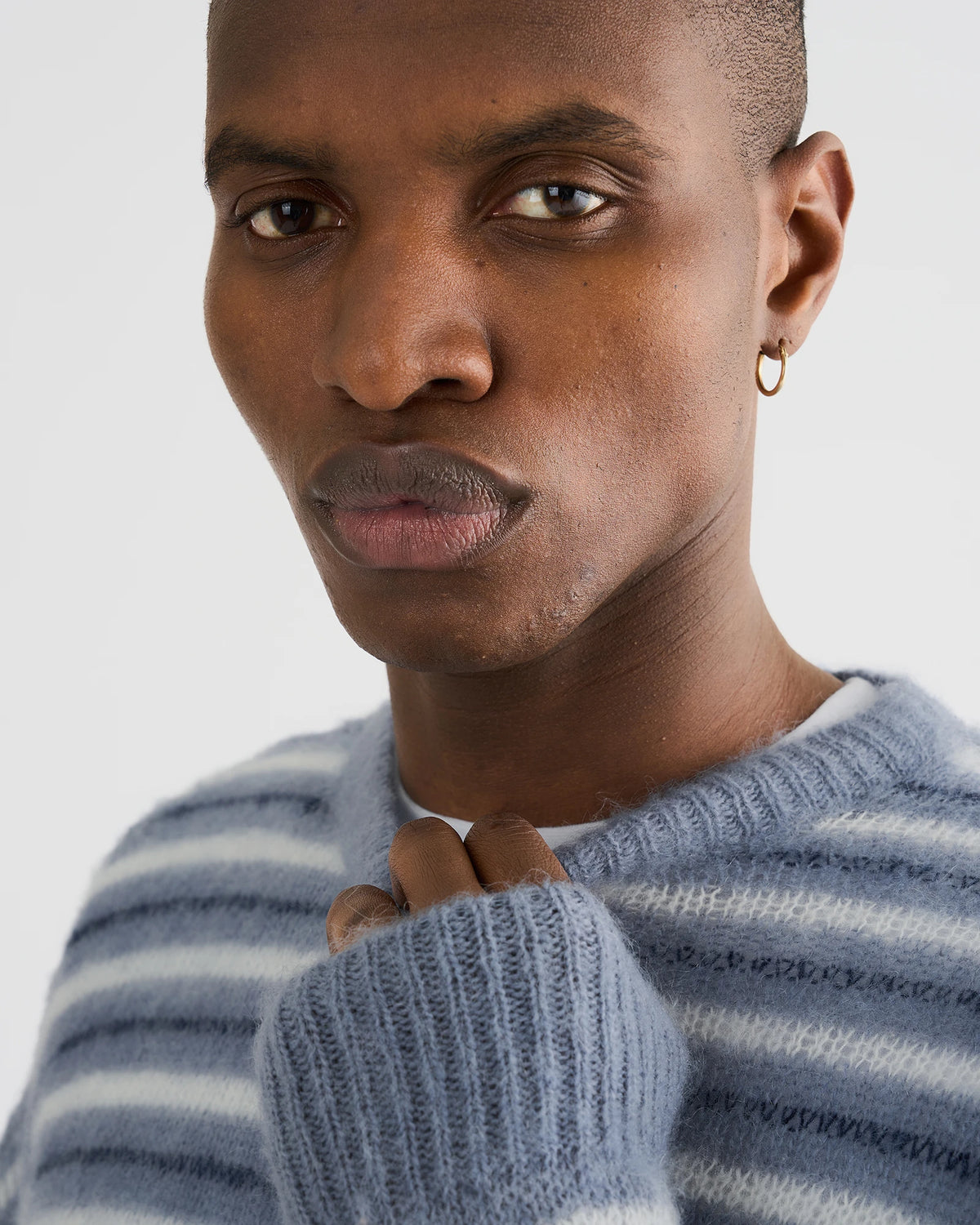 RESTERÖDS REX PULLOVER MOHAIR | BLUE