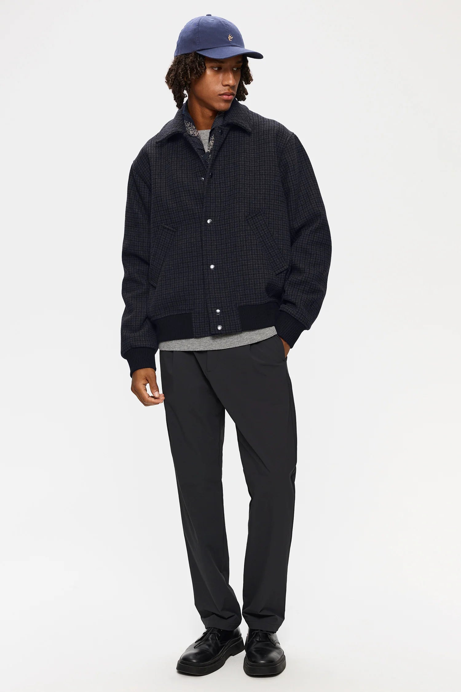 ELVINE Narian Grey Check