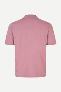 SAMSOE SAMSOE SAROWAN KNIT POLO 15477 Orchid Haze