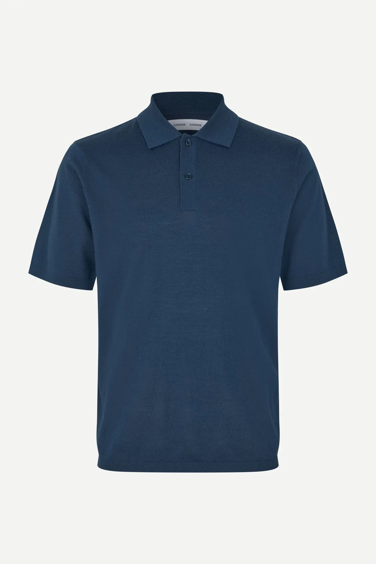 SAMSOE SAMSOE SAROWAN KNIT POLO 15477 Insignia Blue