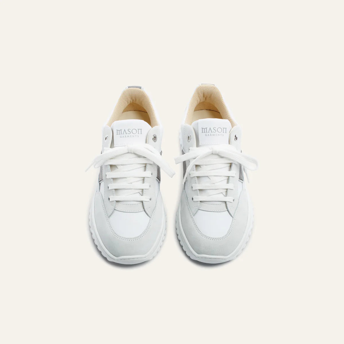 MASON GARMENTS - Tia Runner - White Grey