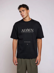 AEDEN FLORENT TEE | BLACK