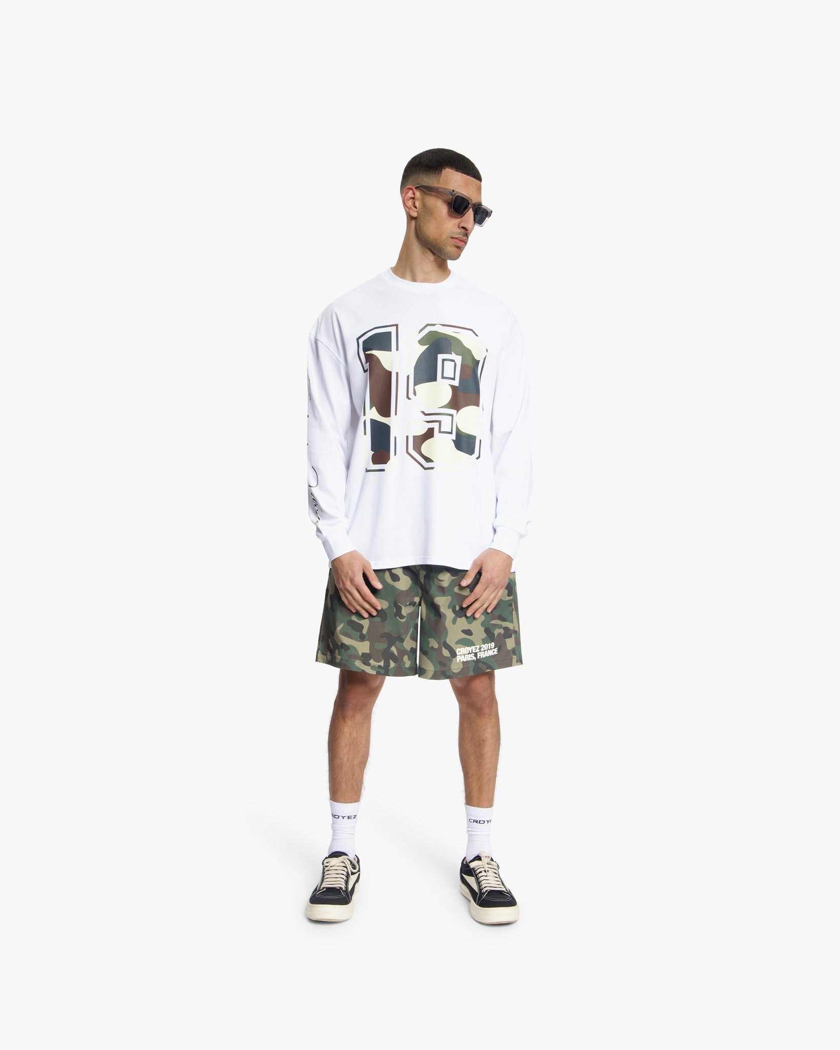 Croyez Camo Longsleeve | WHITE