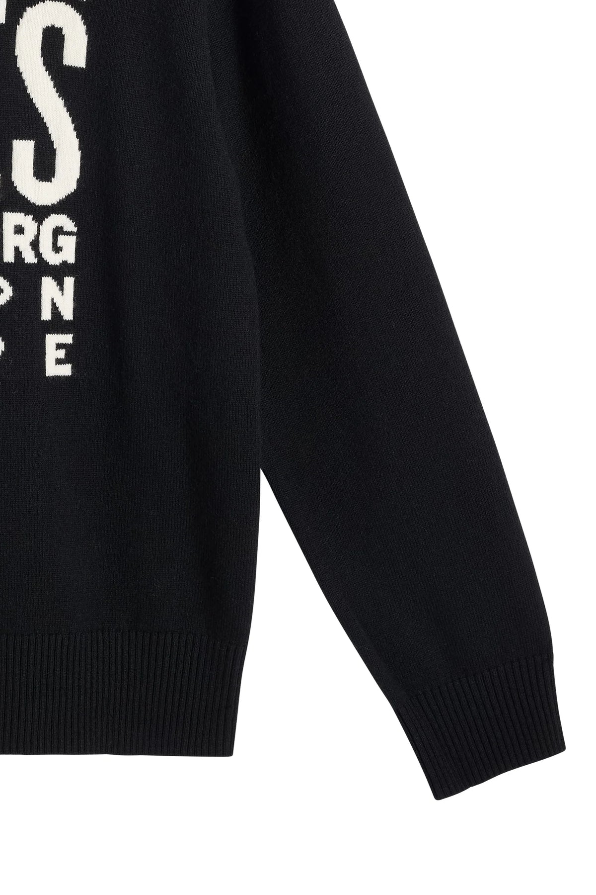 J.LINDEBERG WILLIAM KNITTED SWEATER | BLACK