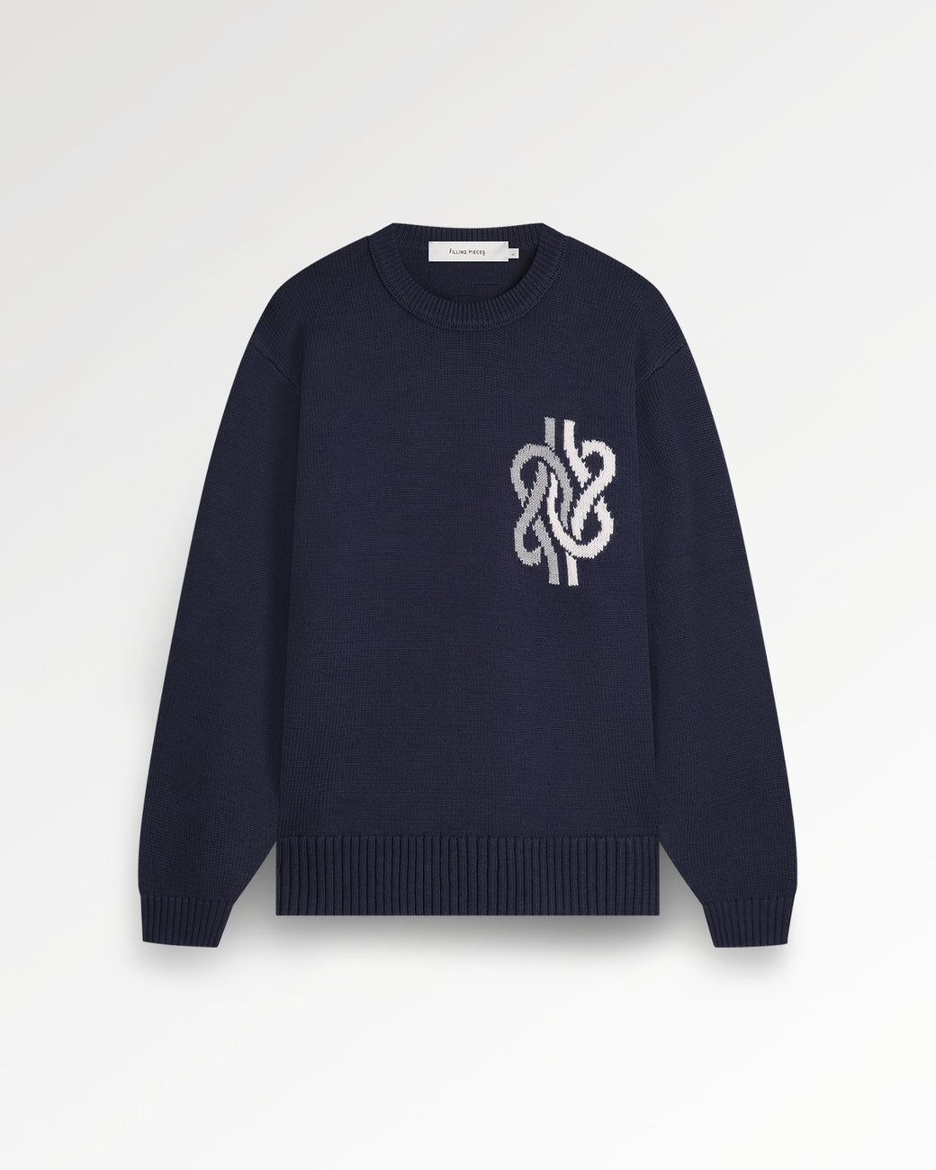 FILLING PIECES Knit Sweater Knot Navy