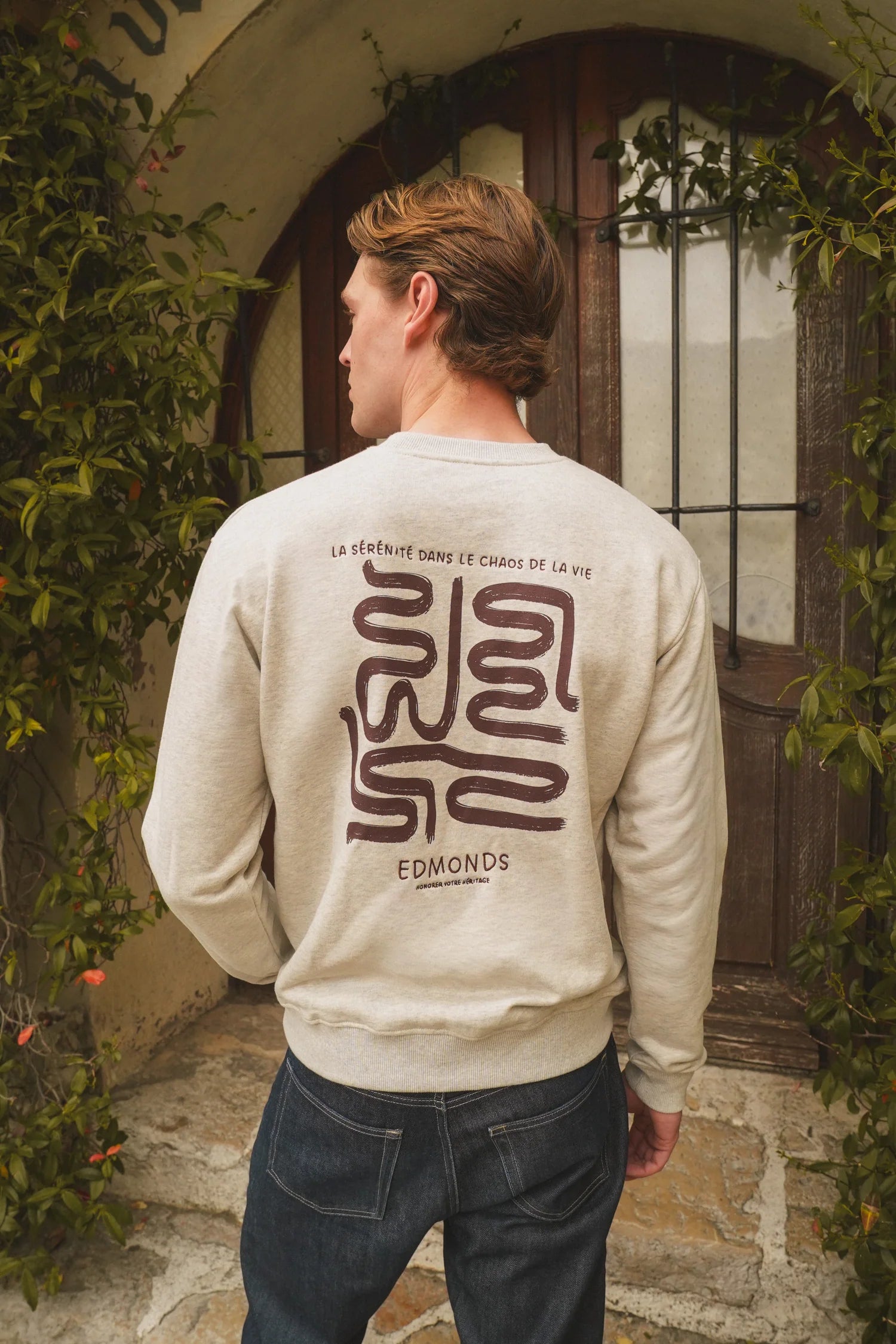 EDMONDS Serenite crewneck - Grey melange