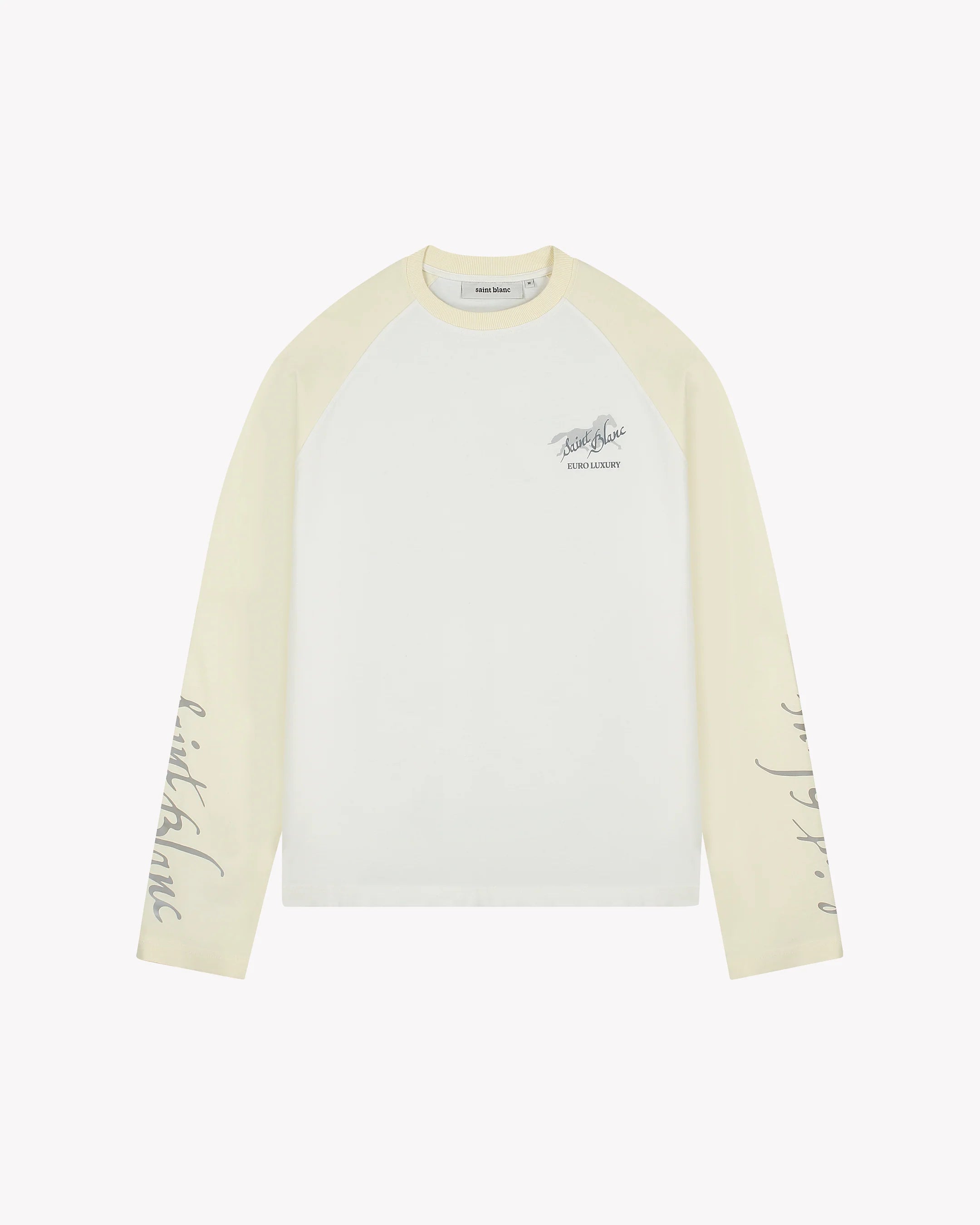 SAINT BLANC EURO LUXURY RAGLAN LONGSHIRT Cream