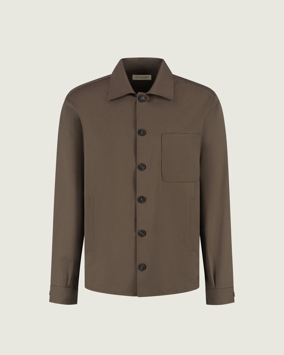 DUQUEZZI WOOL BLEND OVERSHIRT | CARAMEL SYRUP