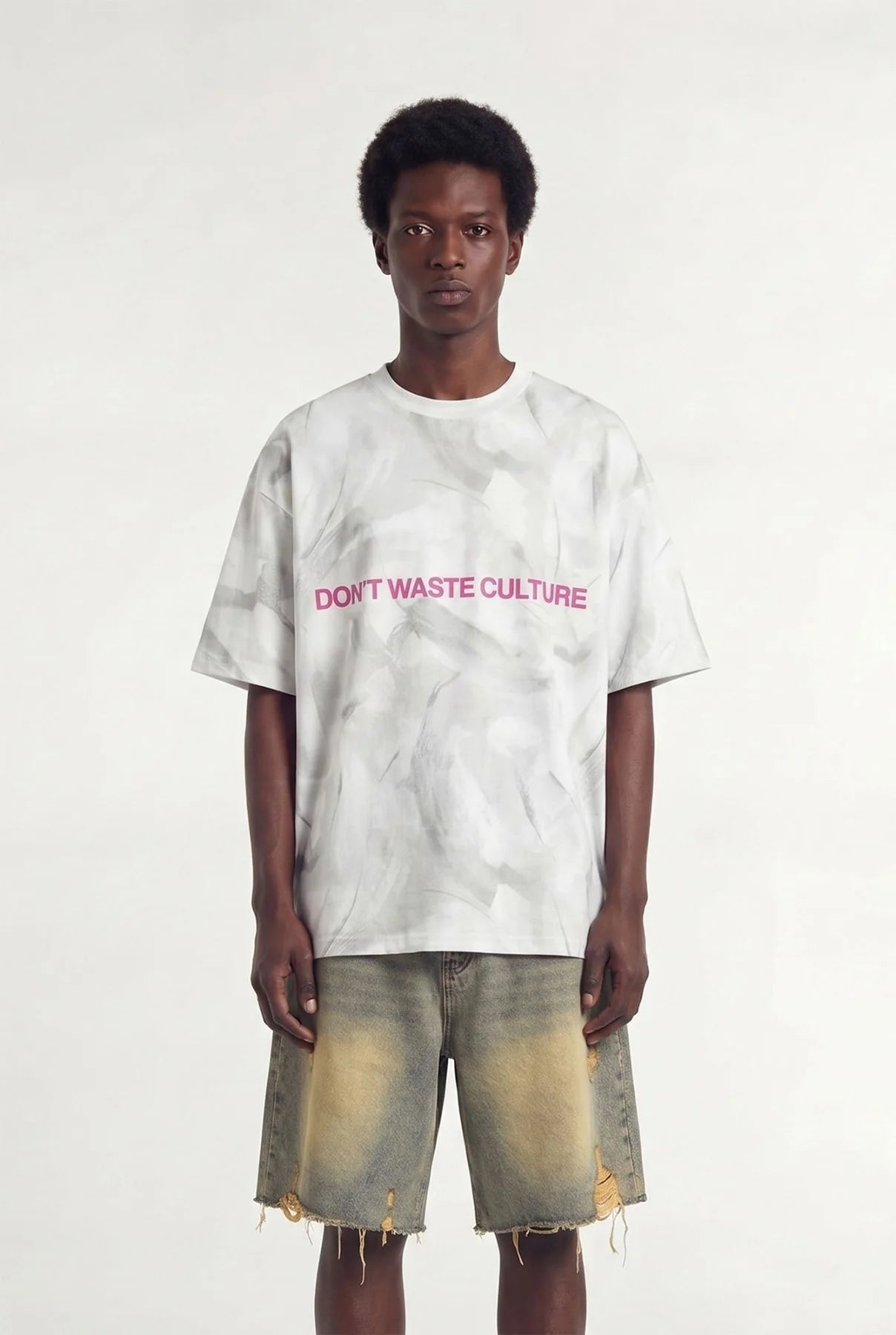 DON’T WASTE CULTURE TYRESE T-SHIRT | OFF-WHITE