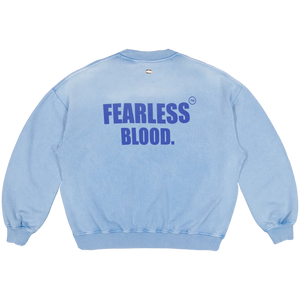 FEARLESS BLOOD LEADER CLUB CREWNECK Dusk Blue