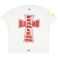 Afbeelding in Gallery-weergave laden, FEARLESS BLOOD CROSS TEE Real White