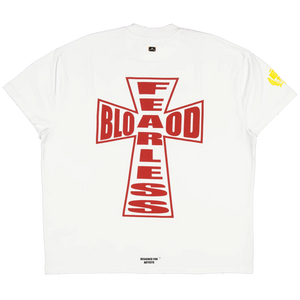 FEARLESS BLOOD CROSS TEE Real White