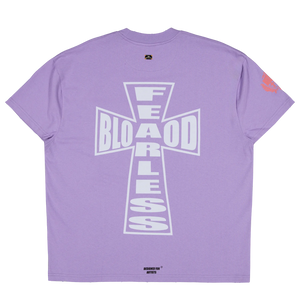 FEARLESS BLOOD CROSS TEE Soft Lilac