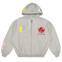 Afbeelding in Gallery-weergave laden, FEARLESS BLOOD CROSS VEST Grey Melee Vintage
