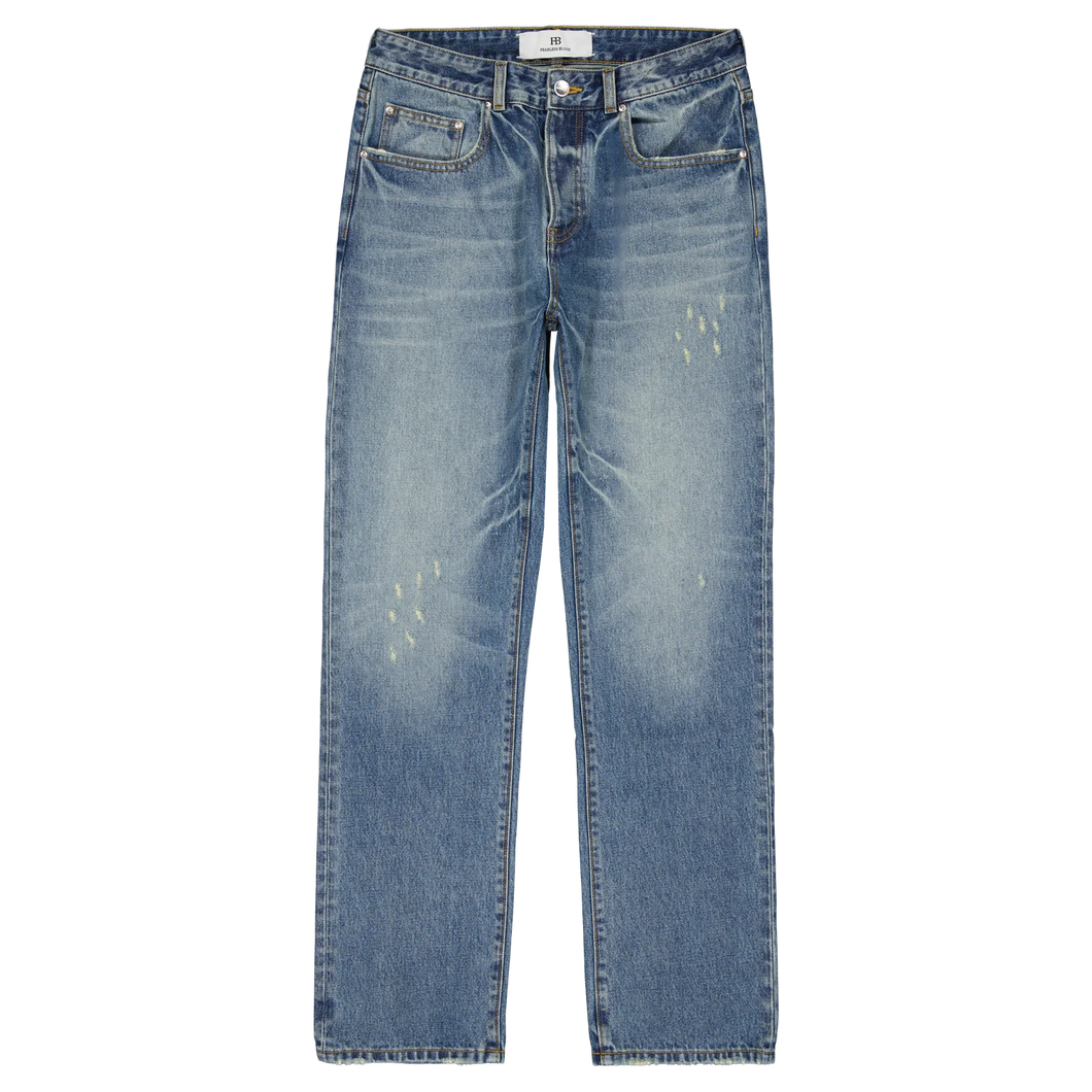 FEARLESS BLOOD STRAIGHT JEANS Blue Vintage