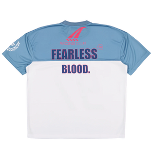 FEARLESS BLOOD RACING TEE Pool Blue