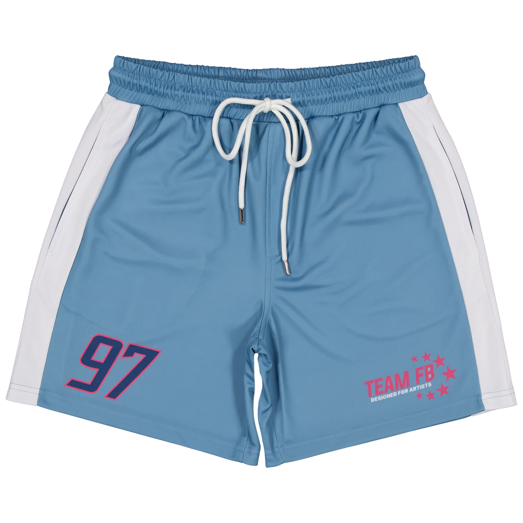 FEARLESS BLOOD RACING SHORT Pool Blue