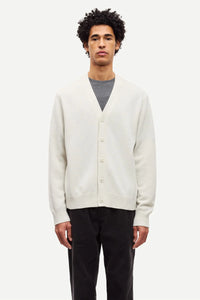 SAMSOE SAMSOE SAPATRIK CARDIGAN 132 | Silver Birch