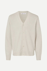 SAMSOE SAMSOE SAPATRIK CARDIGAN 132 | Silver Birch