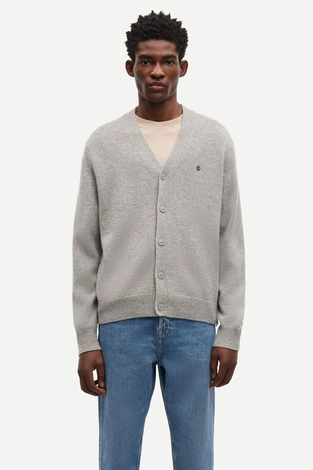 SAMSOE SAMSOE SAPATRIK CARDIGAN 132 | Grey Melange