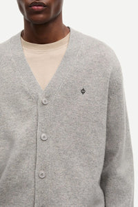SAMSOE SAMSOE SAPATRIK CARDIGAN 132 | Grey Melange