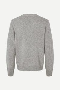 SAMSOE SAMSOE SAPATRIK CARDIGAN 132 | Grey Melange
