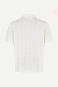 SAMSOE SAMSOE AFINN SS POLO 12923 Clear Cream