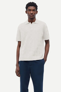 SAMSOE SAMSOE AFINN SS POLO 12923 Clear Cream