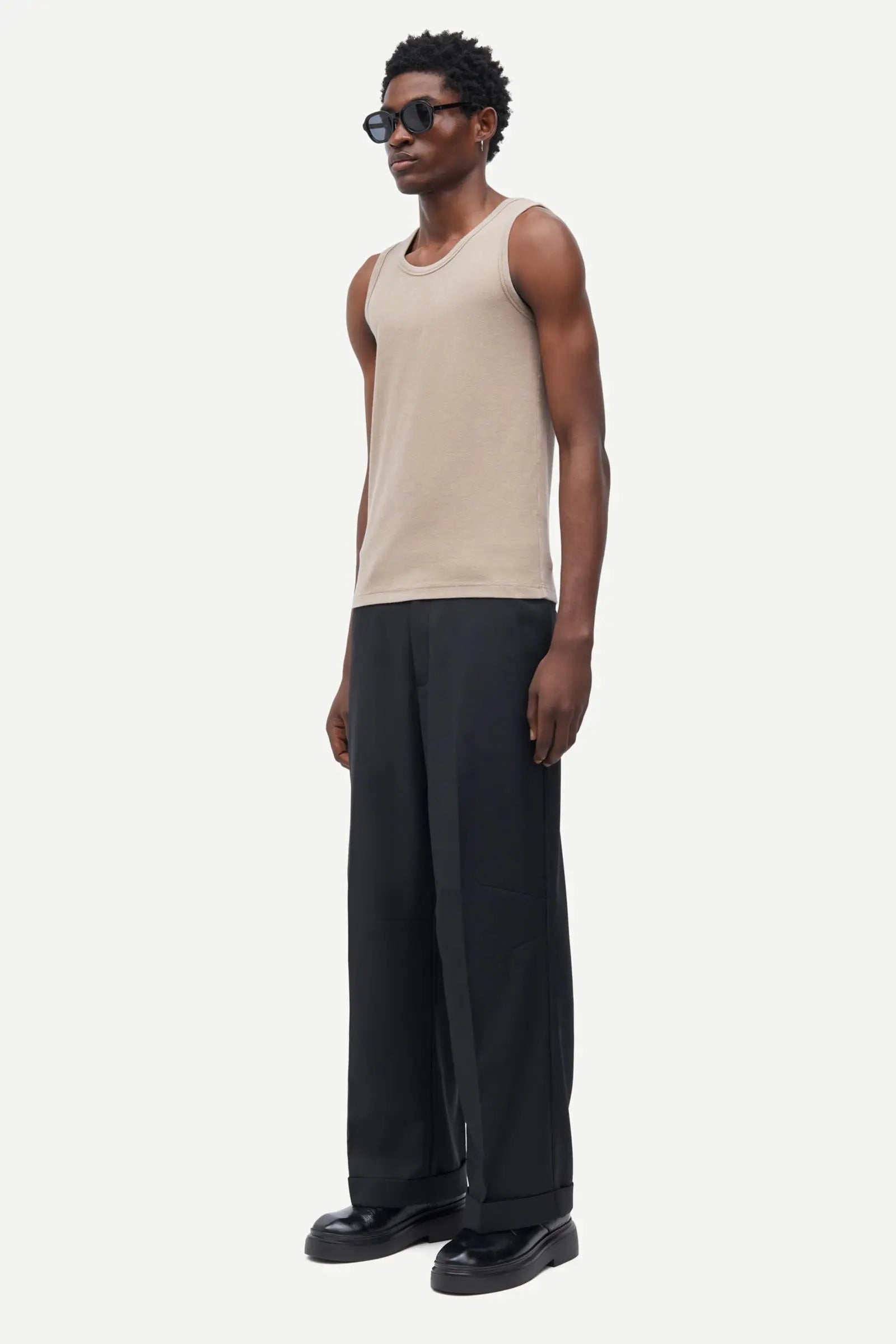SAMSOE SAMSOE SALARS TANK TOP 15474 Greige