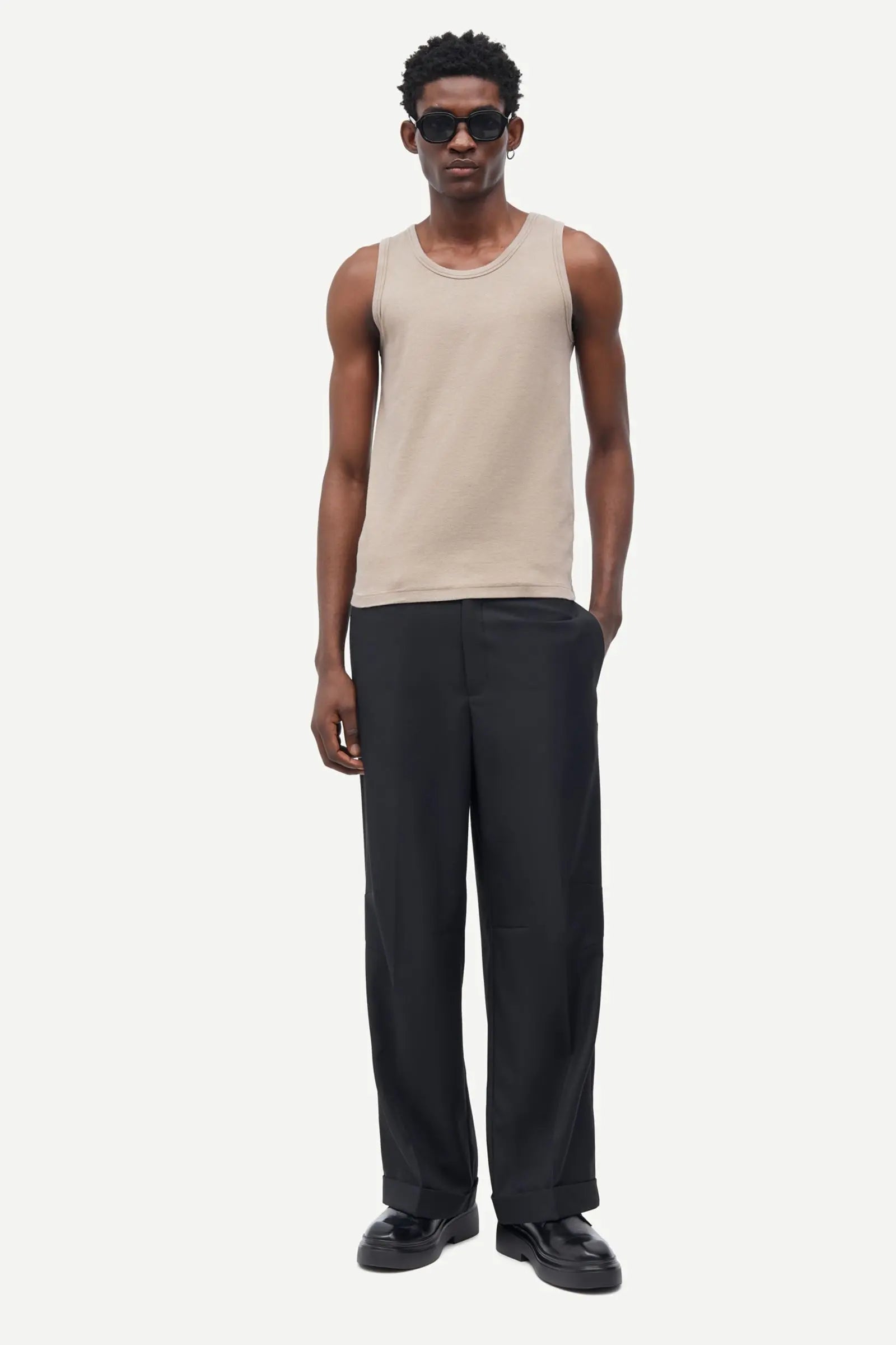 SAMSOE SAMSOE SALARS TANK TOP 15474 Greige