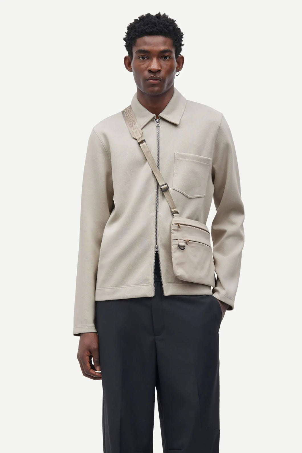 SAMSOE SAMSOE SAHANNES FULL ZIP 15509 Moonstruck