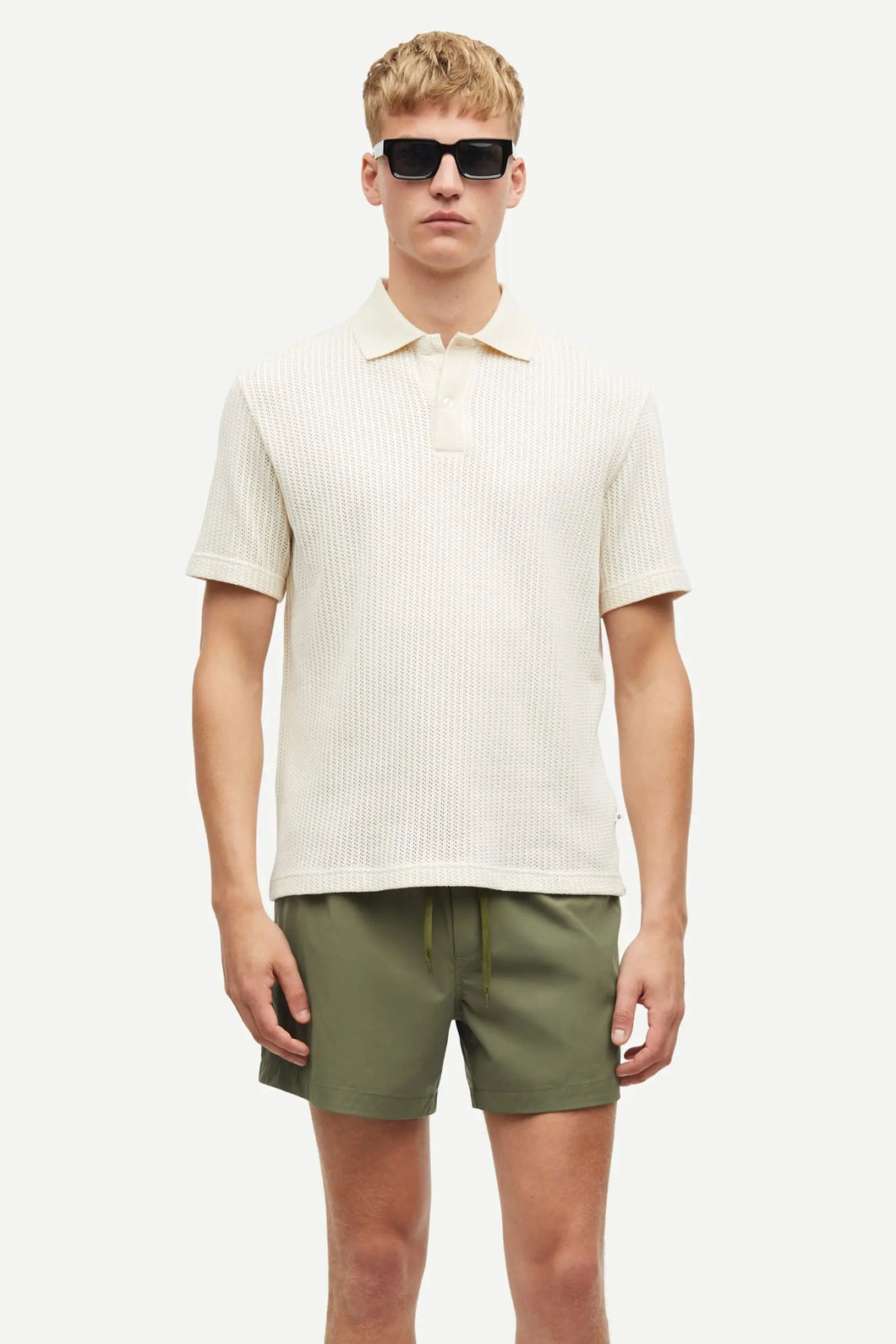 SAMSOE SAMSOE SAJASE POLO 15514 Clear Cream