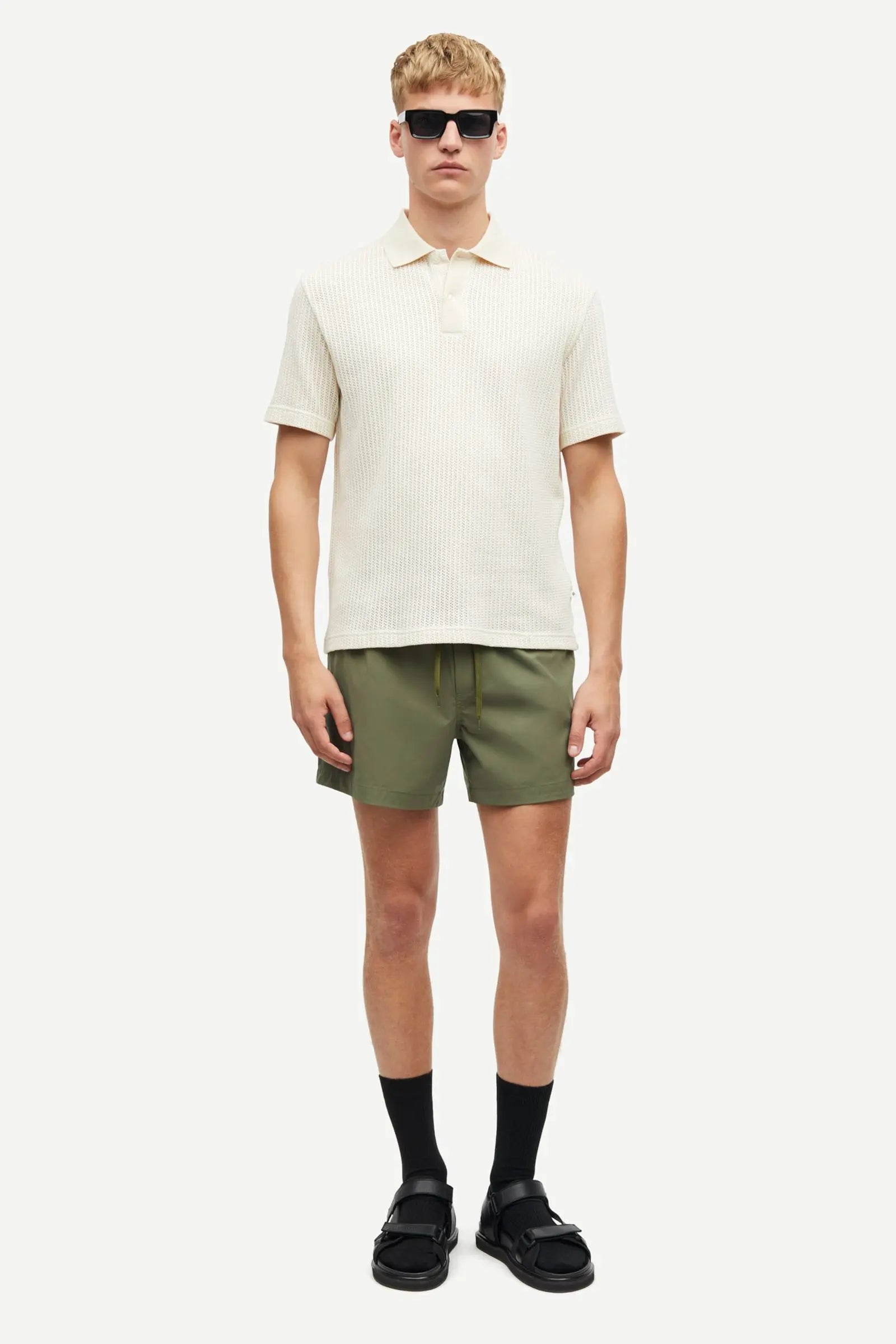 SAMSOE SAMSOE SAJASE POLO 15514 Clear Cream