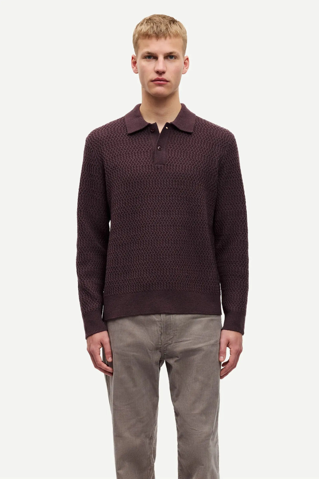 SAMSOE SAMSOE SACAIDEN POLO 11250 | Raisin