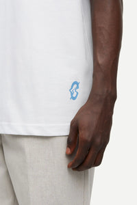 SAMSOE SAMSOE SASWIRL T-SHIRT 11725 Swirl Blue Jasper