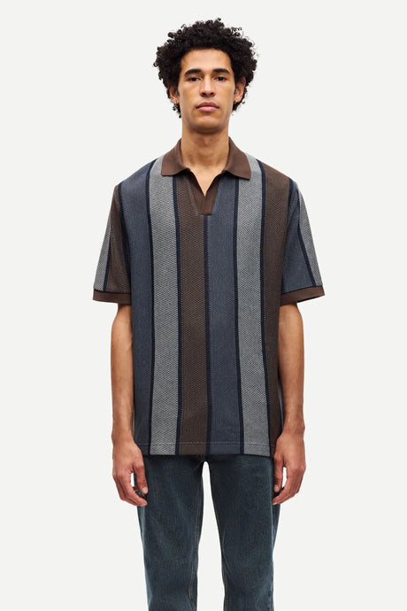 SAMSOE SAMSOE SATRAVIS POLO 15740 | Midnight Navy St.