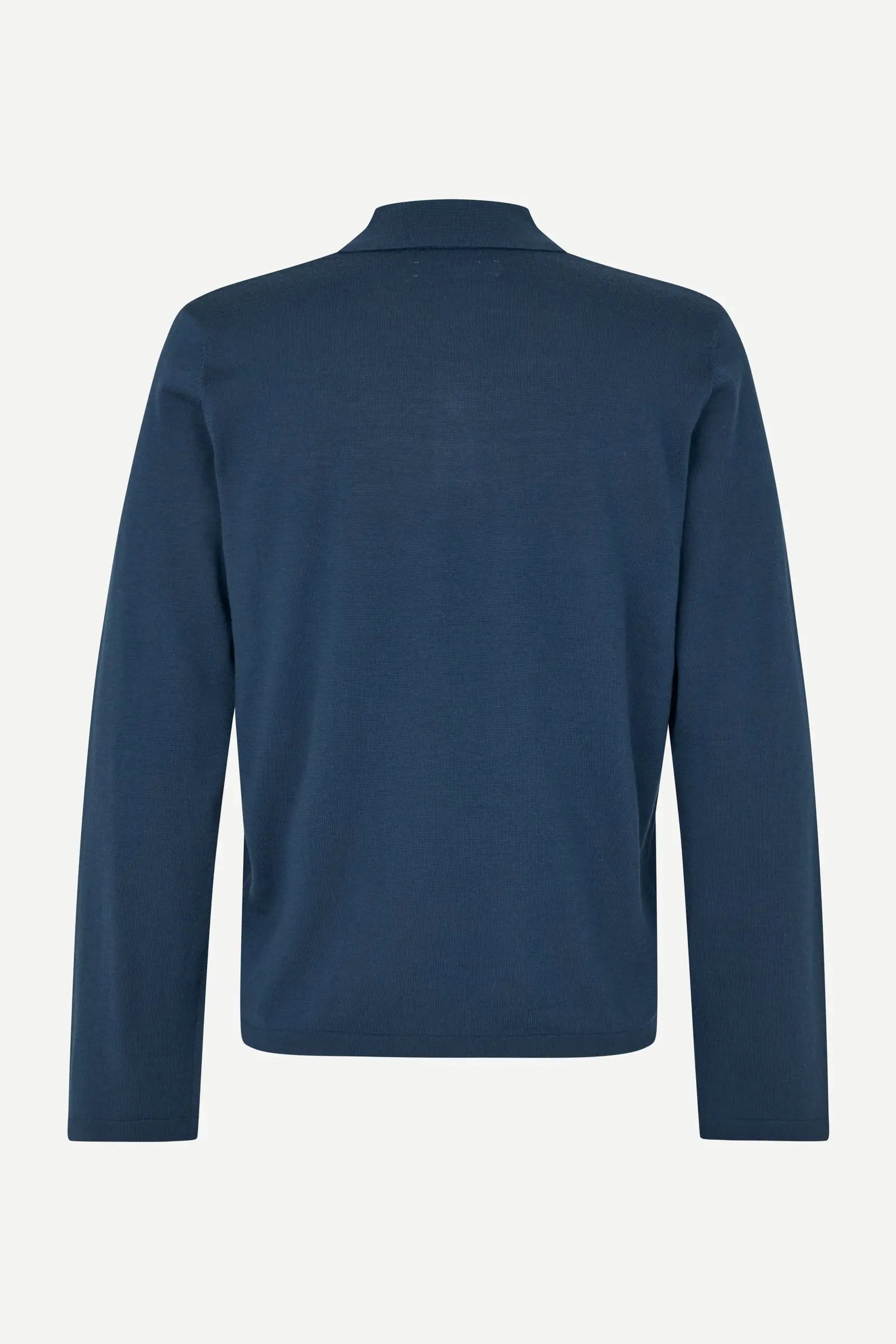 SAMSOE SAMSOE SAROWAN LS POLO 15477 Insignia Blue