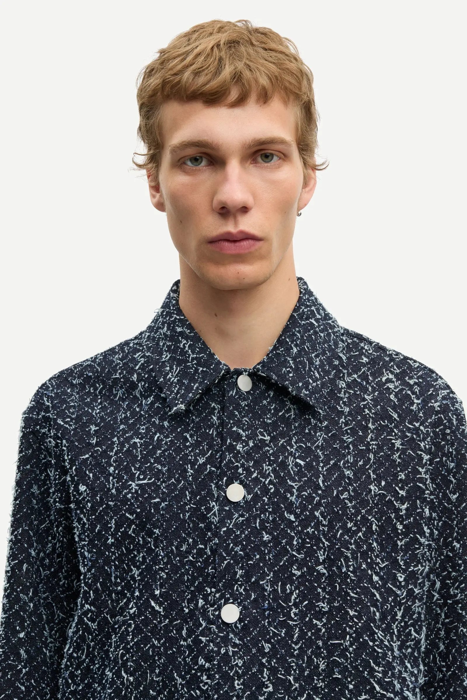 SAMSOE SAMSOE SACASTOR X OVERSHIRT 15967 Indigo Floss