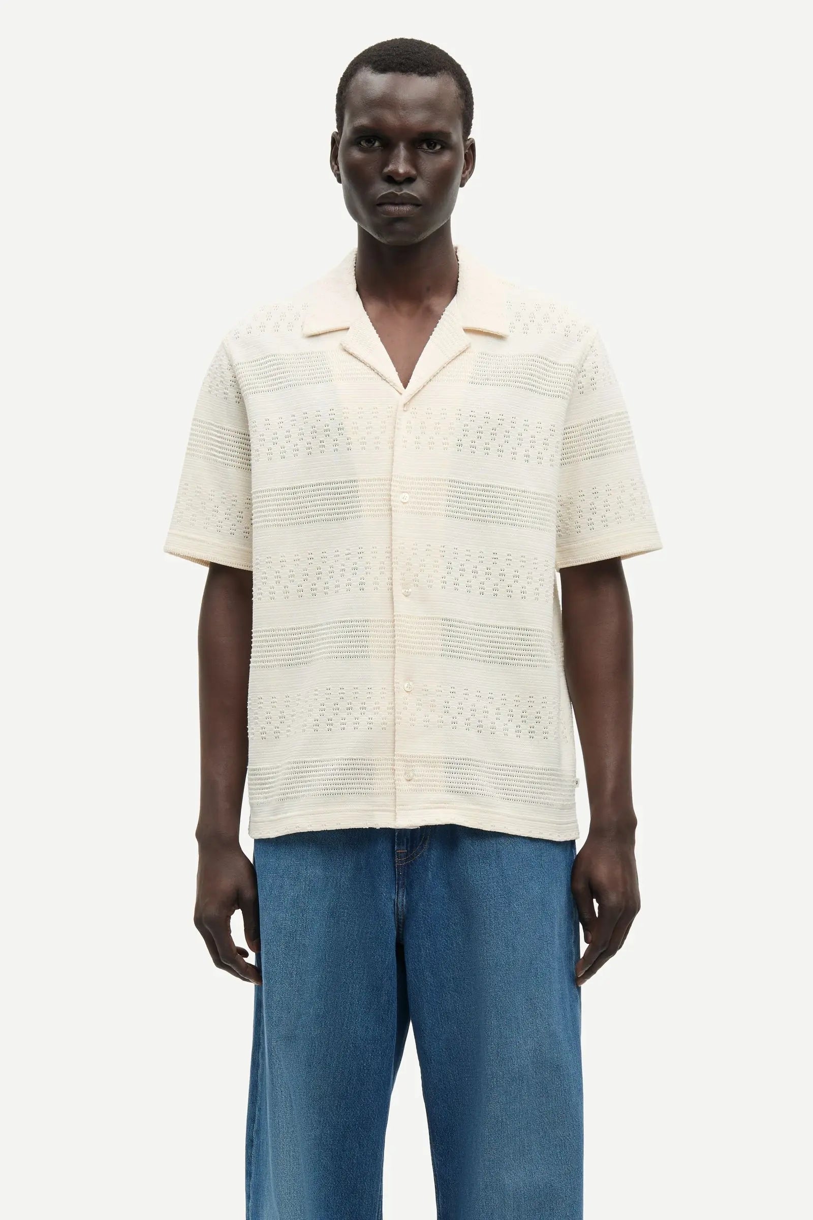 SAMSOE SAMSOE SAMARTIN SHIRT 15918 Clear Cream
