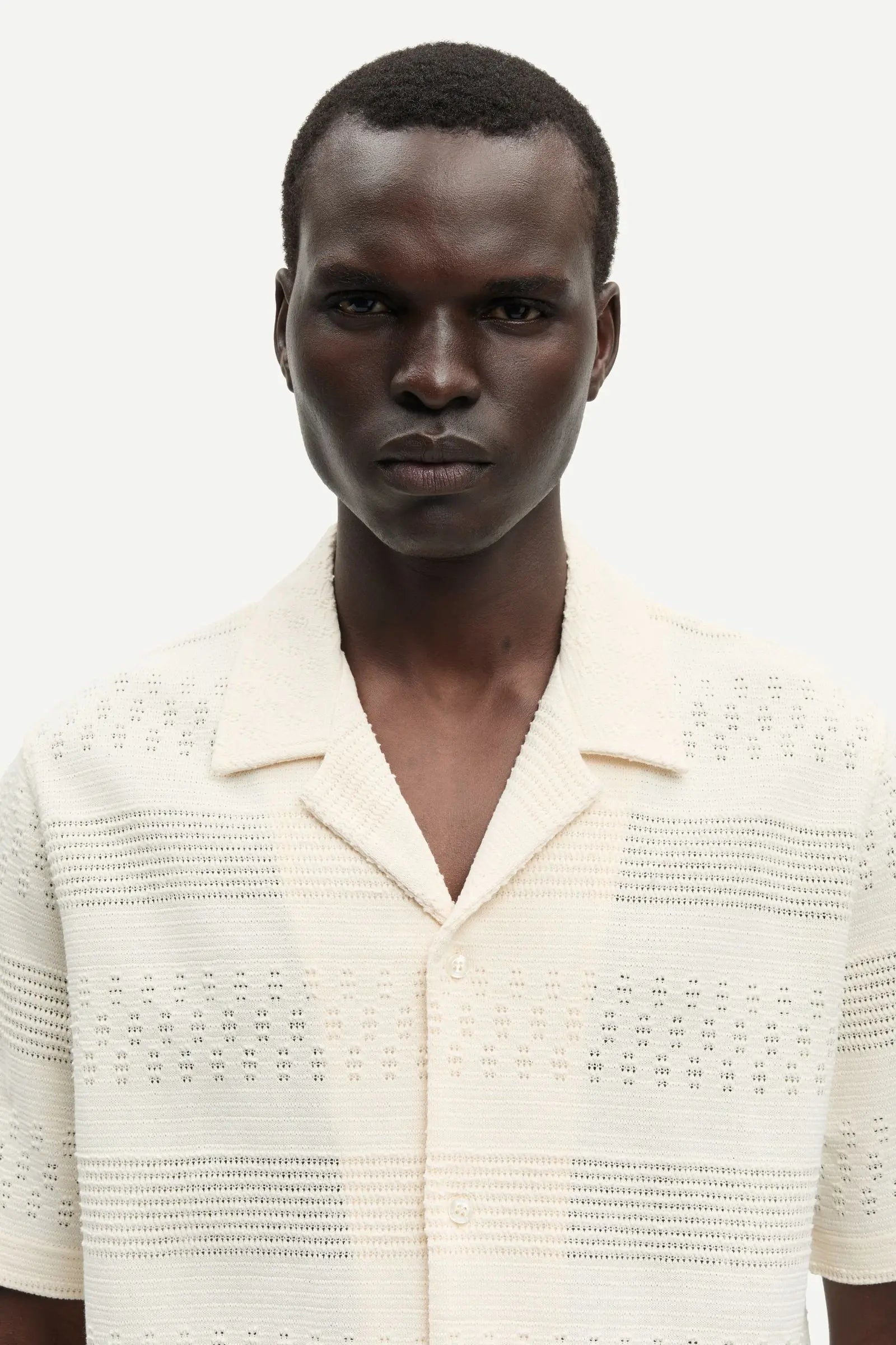 SAMSOE SAMSOE SAMARTIN SHIRT 15918 Clear Cream