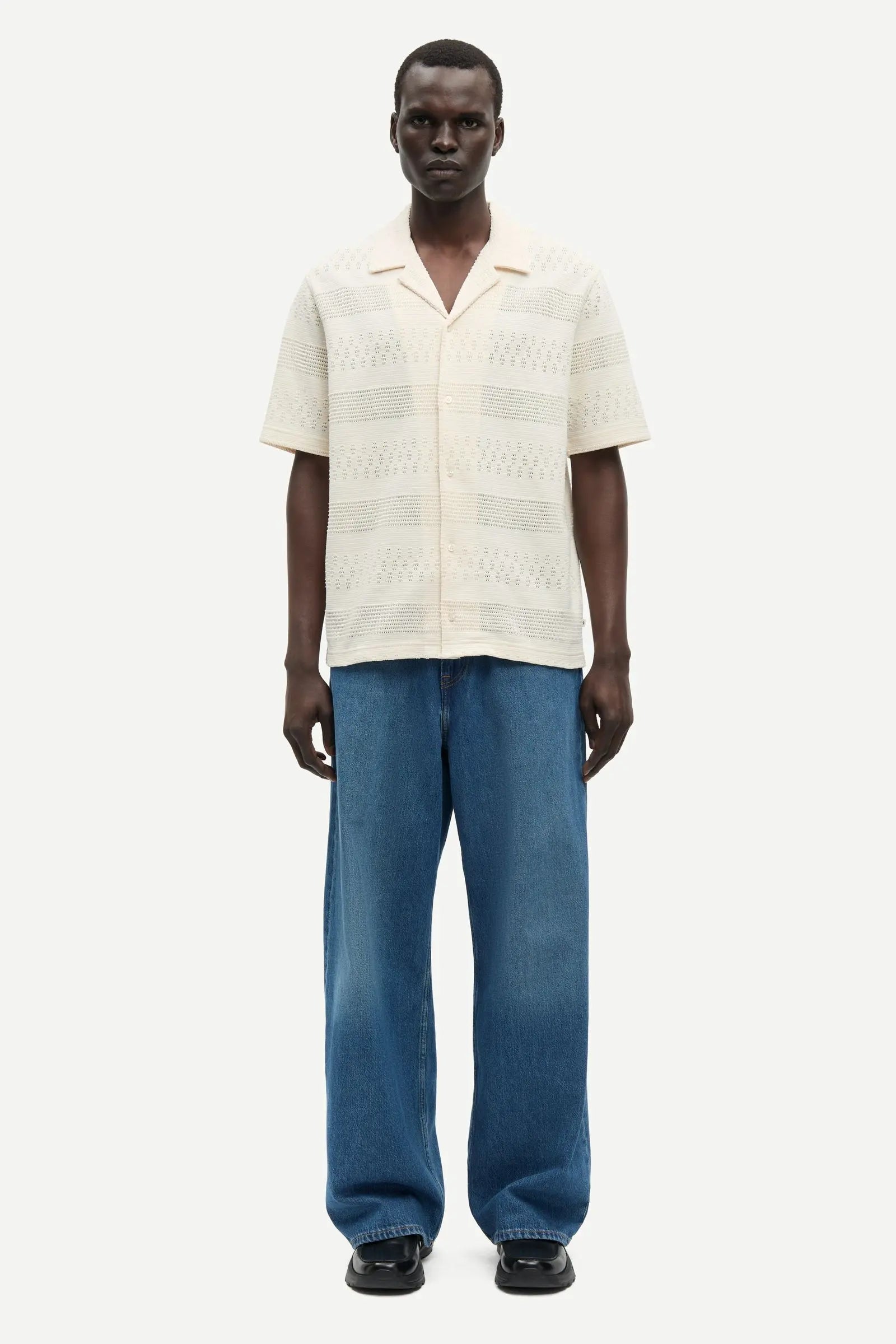 SAMSOE SAMSOE SAMARTIN SHIRT 15918 Clear Cream
