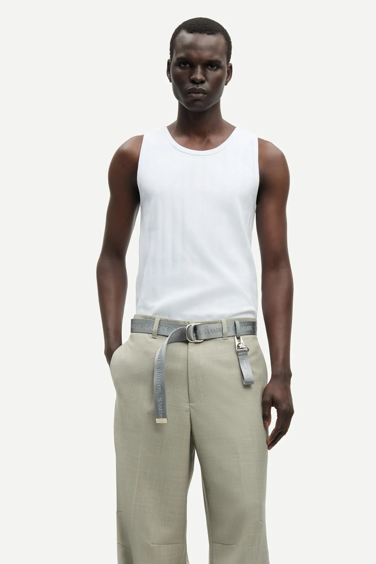SAMSOE SAMSOE SALARS TANK TOP 15920 White