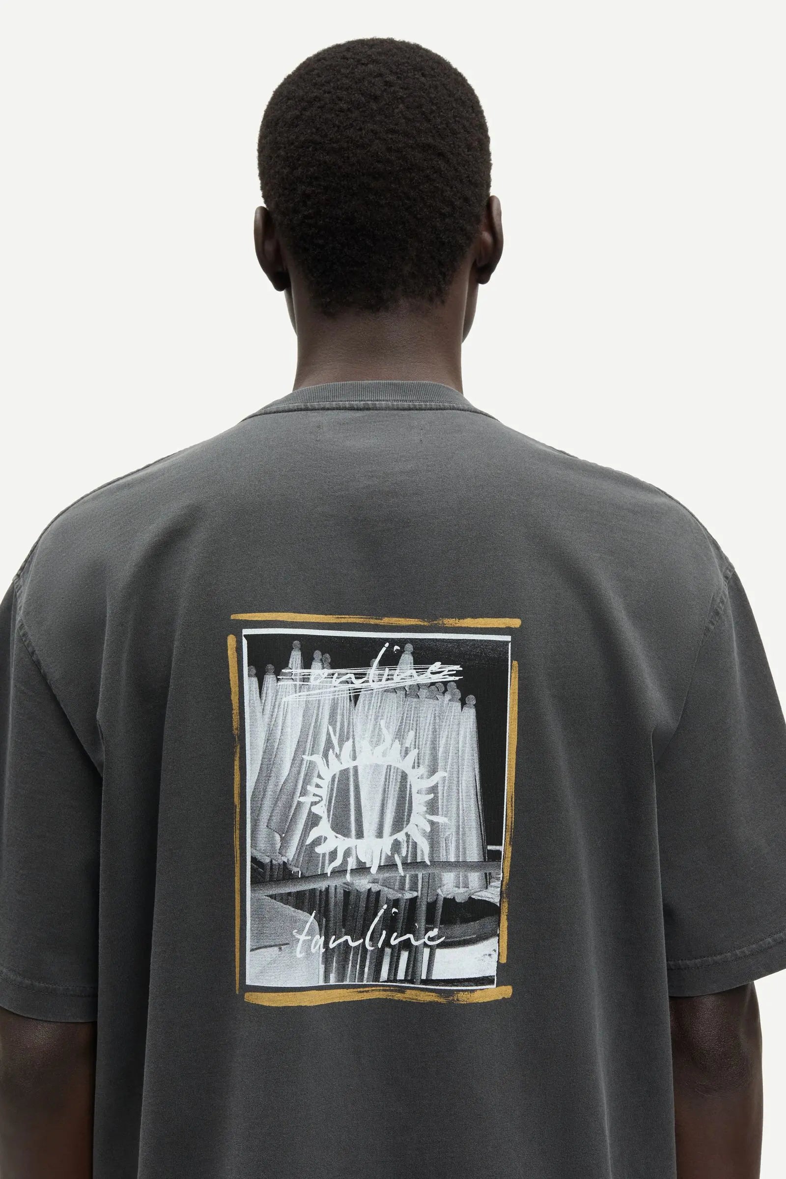 SAMSOE SAMSOE SAGERGEI T-SHIRT 15489 Black Tanline