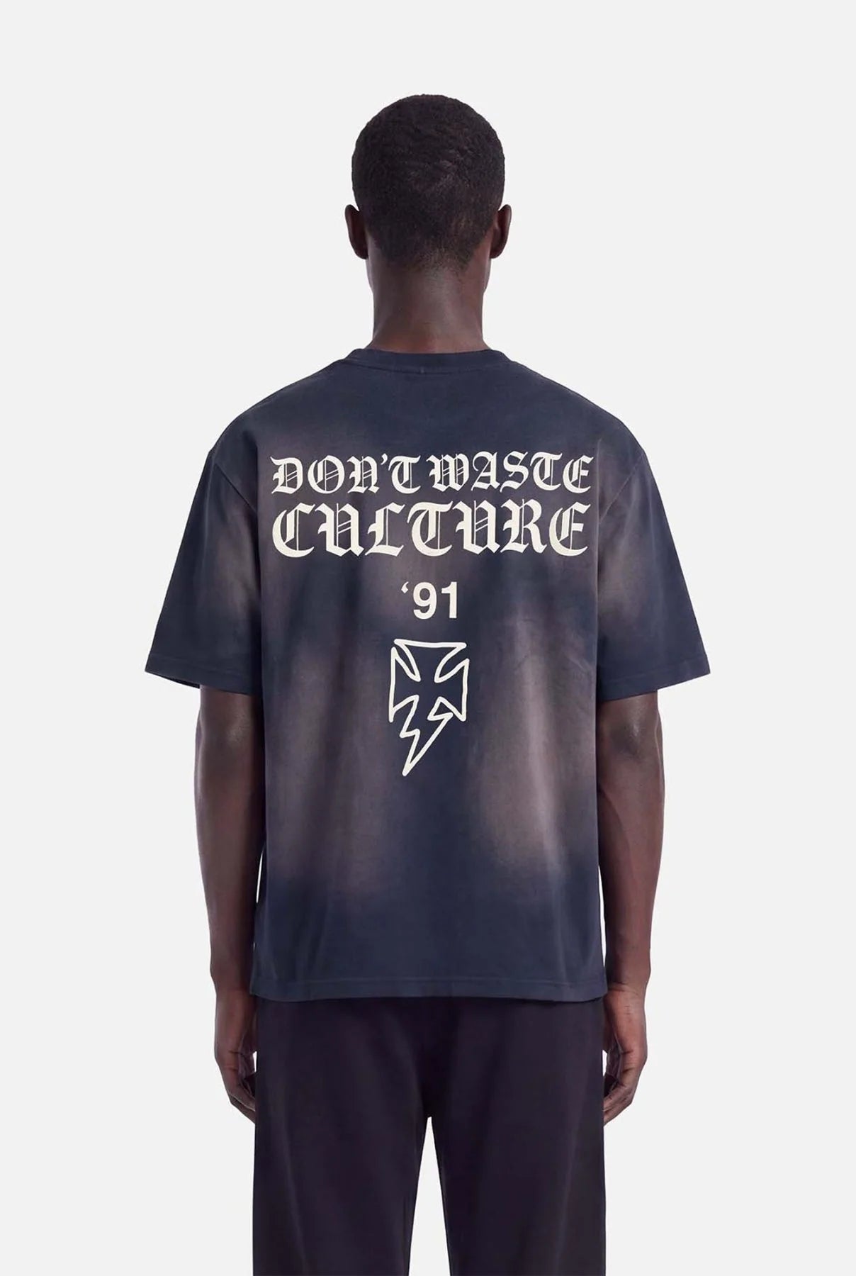 DON’T WASTE CULTURE THUNDER T-SHIRT | FADED NAVY