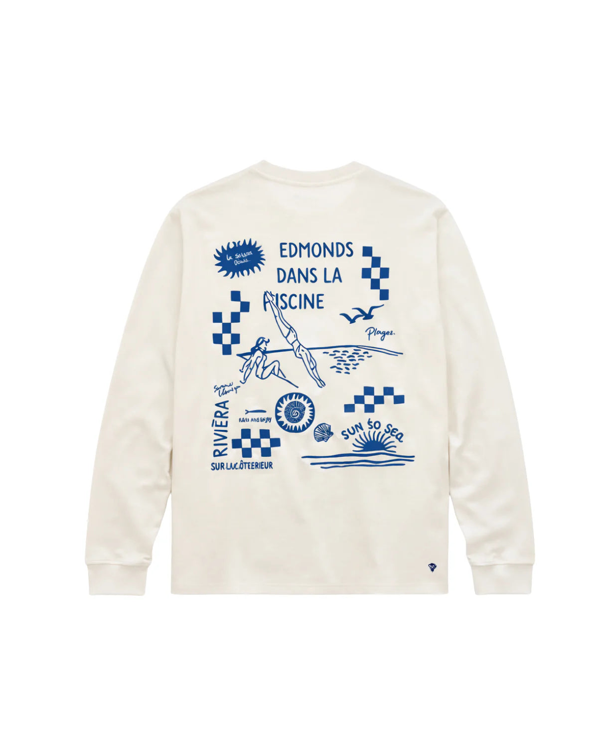 EDMONDS La piscine Longsleeve - Off white