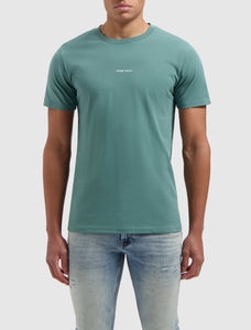 PURE PATH Essential Logo T-shirt Faded Green