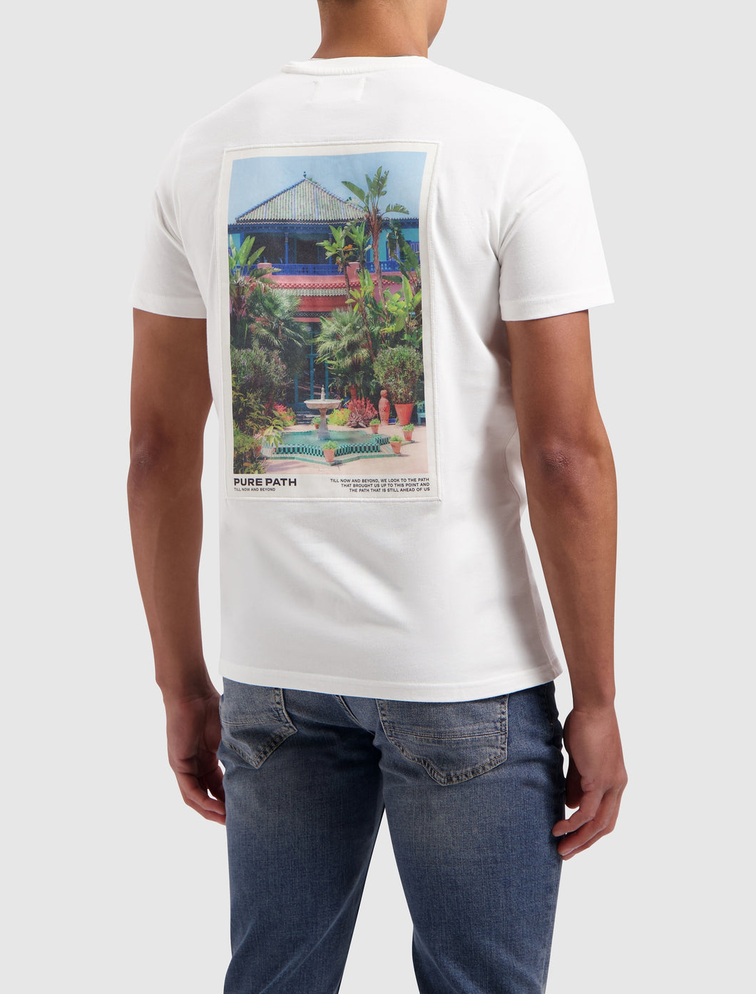 PURE PATH Jardin Privé T-shirt Off White