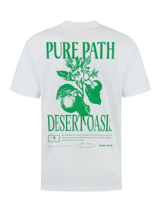 PURE PATH Desert Oasis T-shirt White